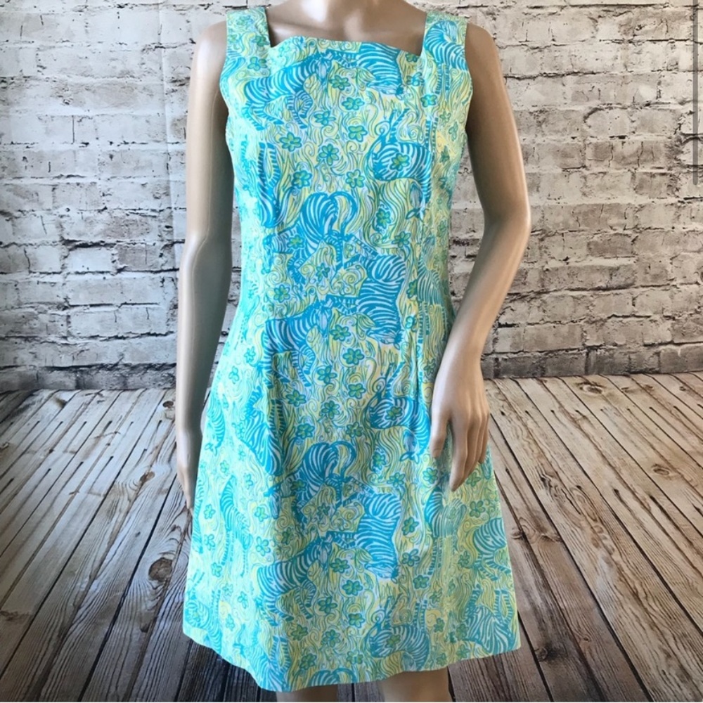 Lilly Pulitzer Zebra Print Resort Shift Dress